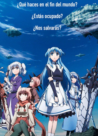 Póster de WorldEnd: What do you do at the end of the world? Are you busy? Will you save us