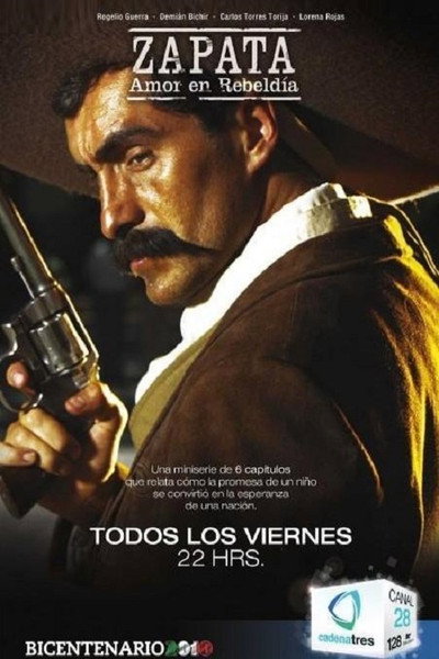 Póster de Zapata: Amor en rebeldía